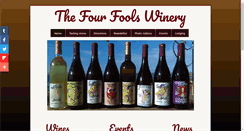 Desktop Screenshot of fourfoolswinery.com